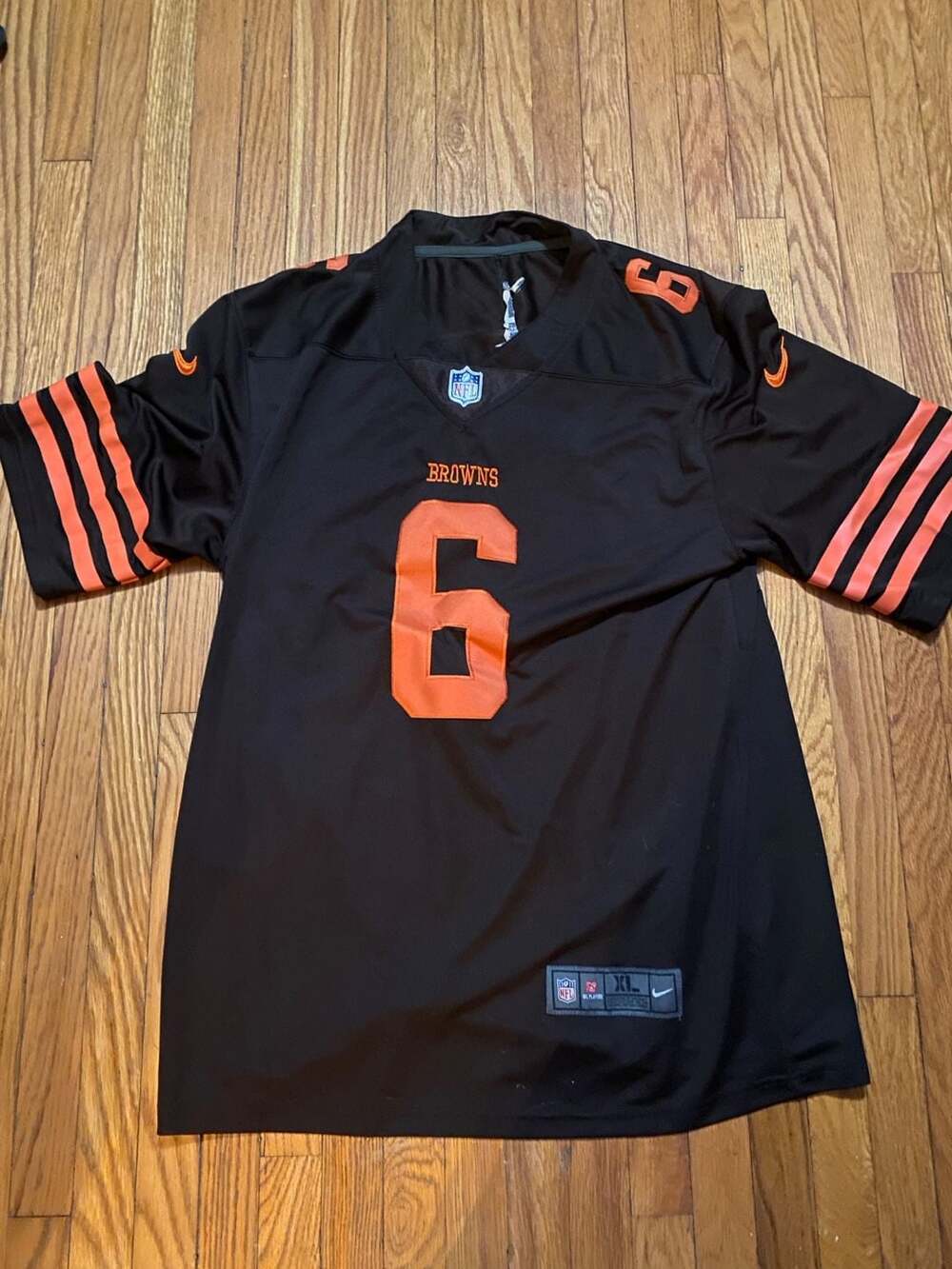 Men's Cleveland Browns Baker Mayfield Nike Brown Jersey size XXXL